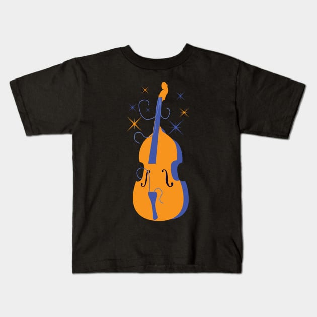 Out of tunes cello Kids T-Shirt by Yiinx